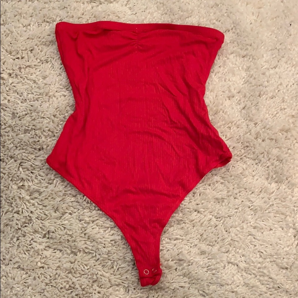 Red bodysuit